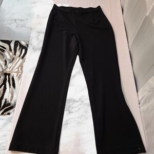 Alia Petites Black Pull-On Dress Pants Stretch Size M